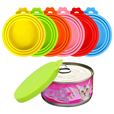 قیمت خوب BPA FreeFood Can Lids سیلیکون غذای حیوانات خانگی می تواند پوشش برای غذای سگ گربه، یک می تواند کف مناسب بیشتر اندازه استاندارد غذای سگ گربه می تواند آنلاین