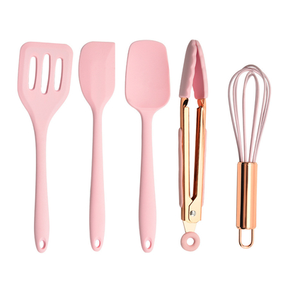سیلیکون ظرف های پخت و پز مجموعه 5Pcs سیلیکون اسپاتولا مجموعه ضد چسب ماندگار سیلیکون آشپزخانه ابزار آشپزخانه مجموعه