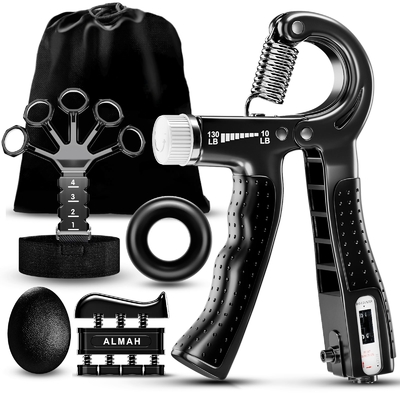 قیمت خوب 5 بسته کیت تقویت کننده گرفت دستی کیت تمرین کننده قدرت سیلیکون قابل تنظیم آنلاین