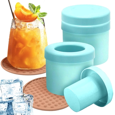قیمت خوب سیلندر سیلیکون یخ مکعب قالب Decompress یخ چاله فشار نوع مینی یخ ساز جام آنلاین