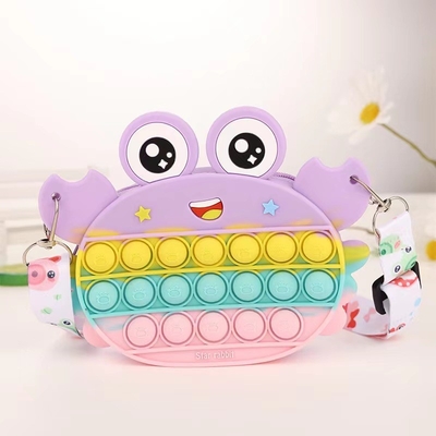 قیمت خوب لوازم آرایشی سیلیکونی رنگارنگ کوله ی سبک برای بچه ها کیف مداد کیف ذخیره ظرف کیف شانهکوله دست آنلاین