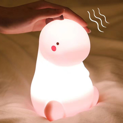 16 تغییر رنگ سیلیکون دایناسور نور شب حیوانات سیلیکون چراغ شب USB کنترل لمسی قابل شارژ علاوه بر چراغ