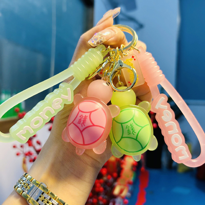 قیمت خوب کارتونی Keychain Star Car Key Ring Demon Rabbit Charm Bag لوازم جانبی برای خانم ها آنلاین
