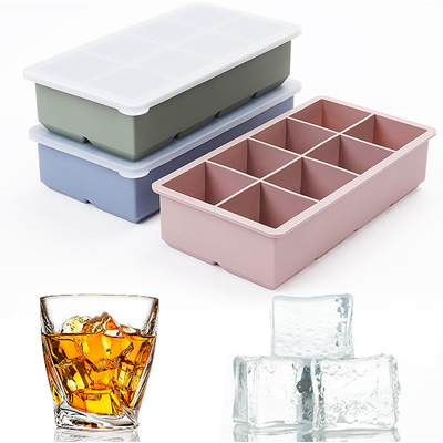 آسان برای تمیز کردن گلابی سیلیکون یخ مکعب سینی لیک پروف کاپ BPA رایگان اندازه بزرگ ایده آل برای کوکتل ها ویسکی غذای کودک