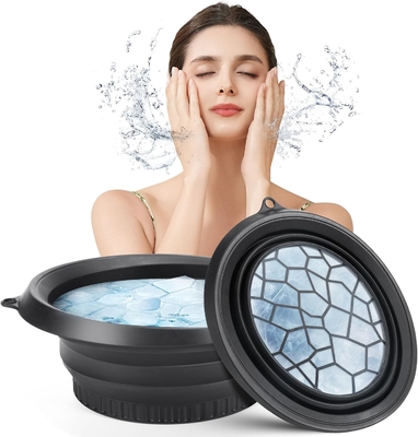 قیمت خوب Space-Saving Silicone Foldable Ice Bowl - Multi-Purpose Cold/Hot Therapy for Face & Beauty Treatments Perfect for Ice Facial Massage & Makeup Removal آنلاین